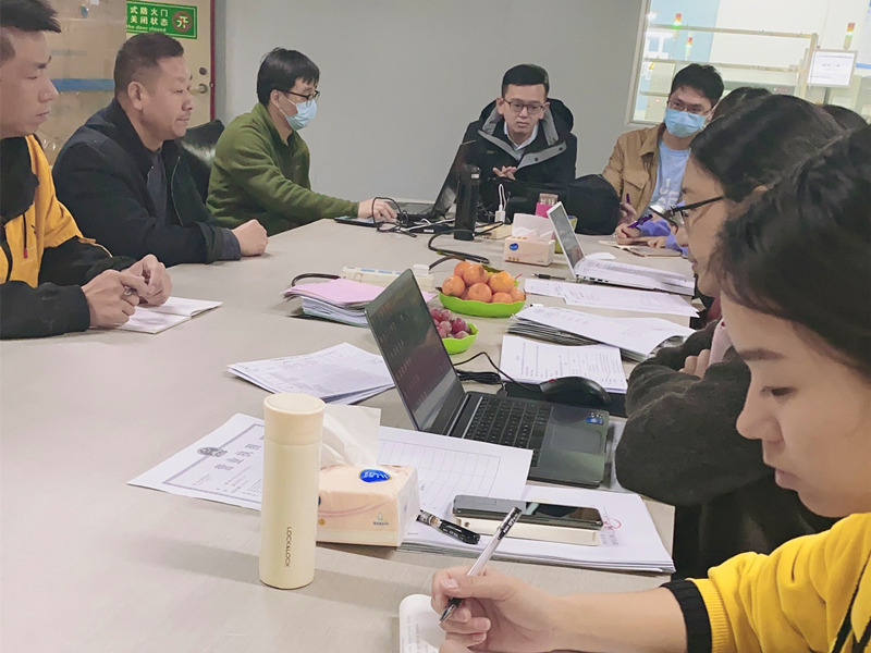 昨天，恒彩光電通過2022年度ISO三體系審核