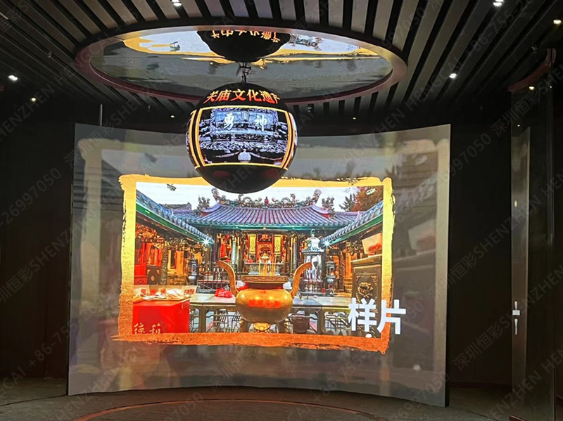 運(yùn)城天下關(guān)公廟，LED顯示屏項(xiàng)目