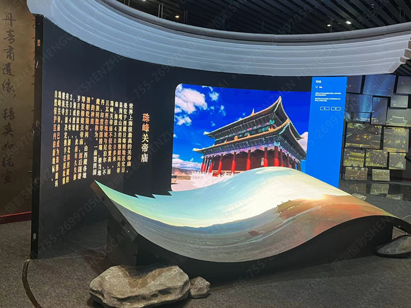 運(yùn)城天下關(guān)公廟，LED顯示屏項(xiàng)目